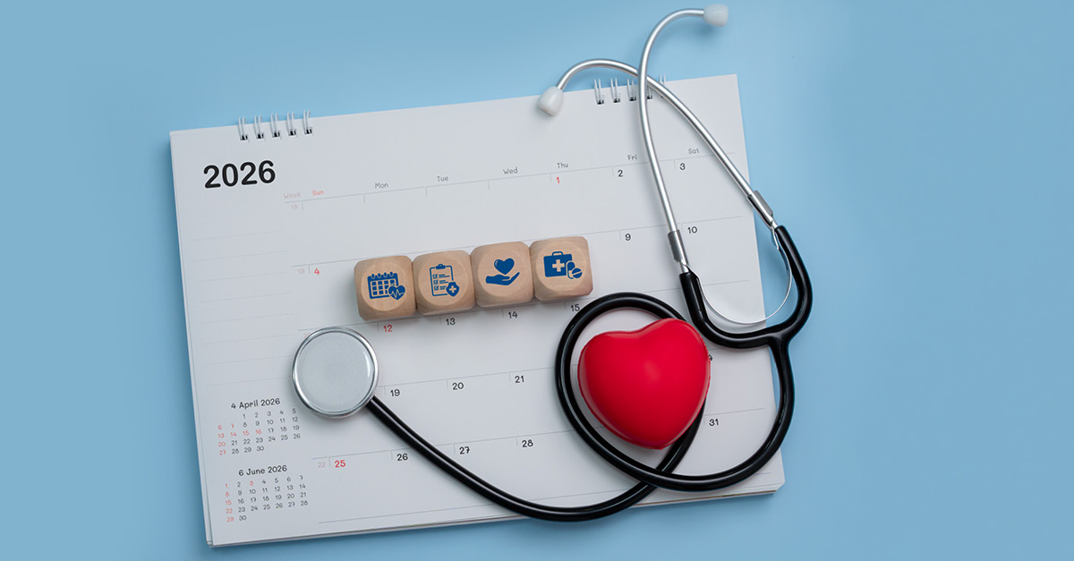 calendar and health related blocks